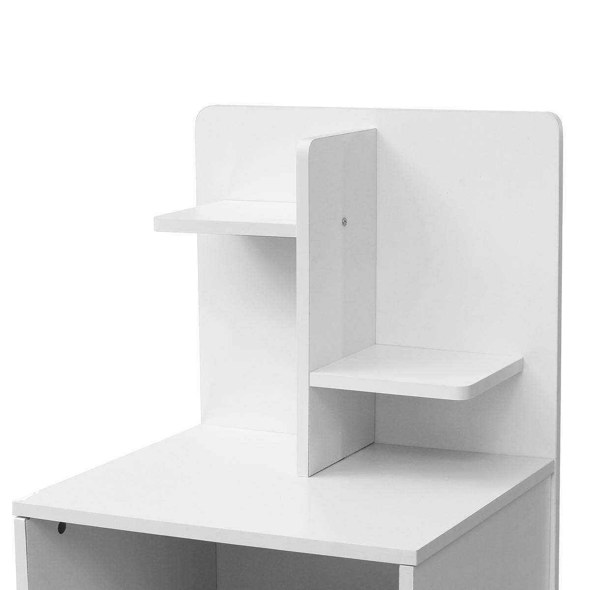 Modern Bedside Table With Drawer Nightstand Storage Bedroom Cabinet Shelf Units Yellow white - intl