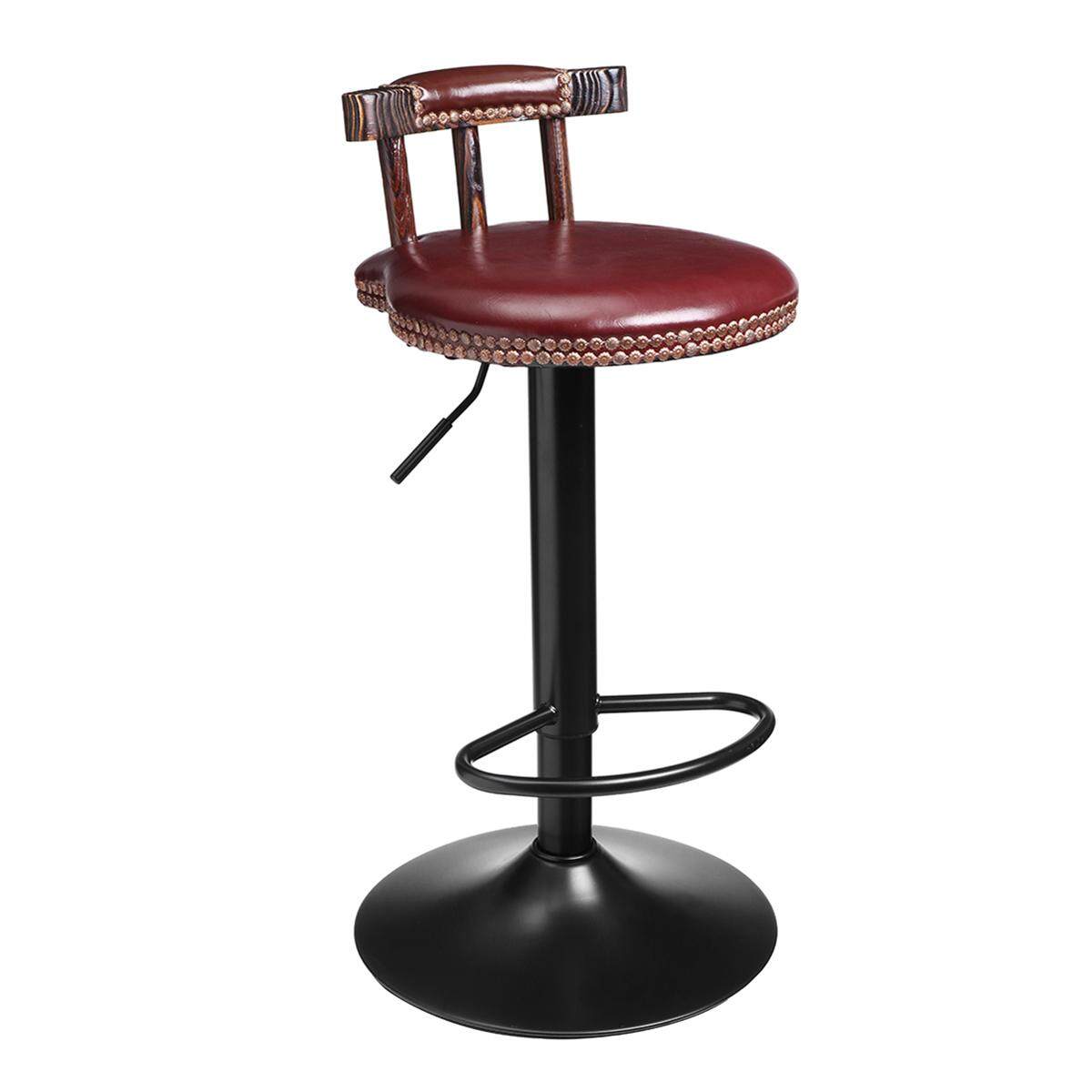 Da Vintage Ăn Sáng Thanh Phân Xoay Barstools Nhà Bếp Để Chân Ghế