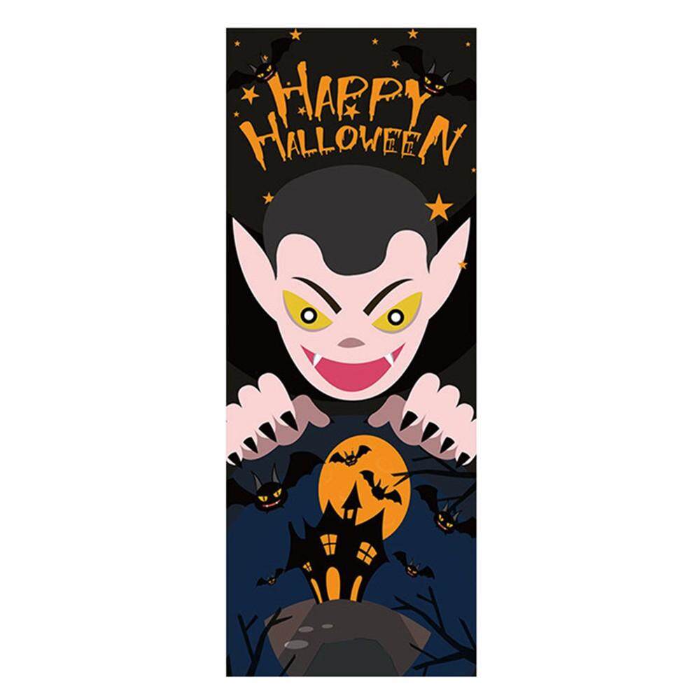 Halloween Ngôi Nhà Bị Ma Ám Trang Trí Cửa Sổ Cửa Bao Miếng Dán Zombie Tay 78X30 Inch Finleystore