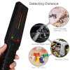 FCSecurity เครื่องตรวจจับโลหะ, มือถือปรับความไวได้ Super เครื่องสแกนมือไร้สาย 16 LED LightsFor สนามบิน, Open Port, Frontier, บริษัท Entrance (9 โวลต์ Non - แบตเตอรี่แบบชาร์จไฟได้รวม)