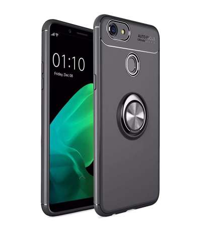 โลหะหมุน 360 องศาแหวนแม่เหล็กหัวเข็มขัดเคส TPU Ultra Slim สำหรับ OPPO F5 โลหะหมุน 360 องศาแหวนแม่เหล็กหัวเข็มขัดเคส TPU Ultra Slim สำหรับ OPPO F5