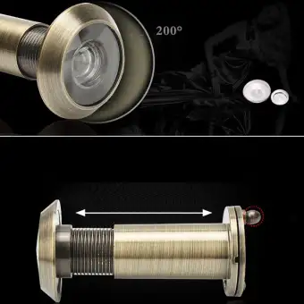 E Era Home Security 200 Degree 35 55mm Door Scope Peephole Viewer