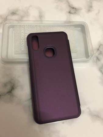 สำหรับ VIVO V11i กรณีแผ่นกระจกพลิกได้ขาตั้งกลับกันกระแทกเคสแบบพับปิดได้