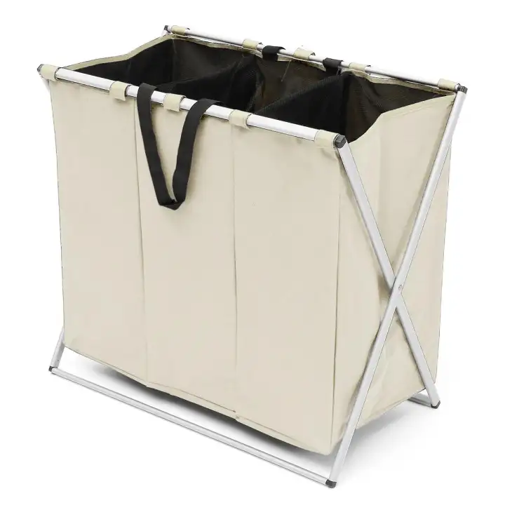 3 section clothes hamper