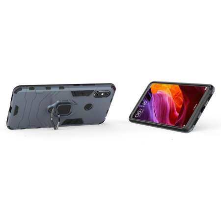 Case for Xiaomi Mi Max 3 Luxury Ring Hard Back Protection Cover Coverage Case