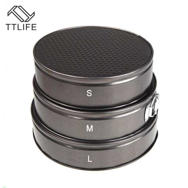 9 /10 /11 Inch DIY Cake Mould Stainless Steel Buckle Round Cake Mold High Temperature Oven Bottom Nonstick Baking Tools