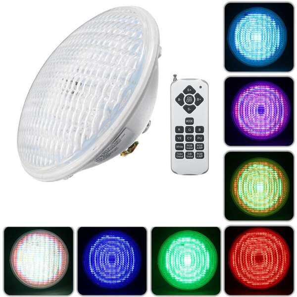 36 Wát Par56 RGB LED Dưới Nước Chống Thấm Nước Bể Bơi Đèn IP68 Điều Khiển từ xa Atmostphere Ánh Sáng