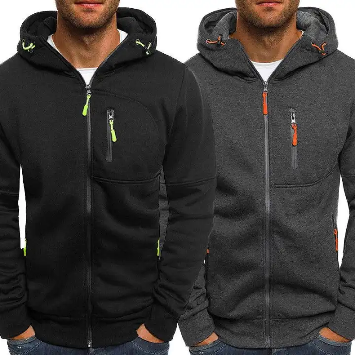 plain zip up jackets