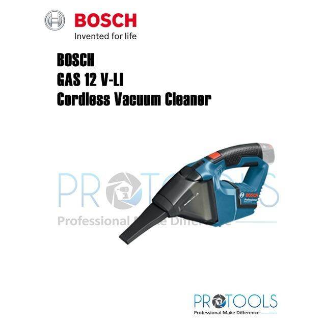 Bosch GAS 12 VLI Professional Cordless Vacuum Cleaner SOLO Lazada