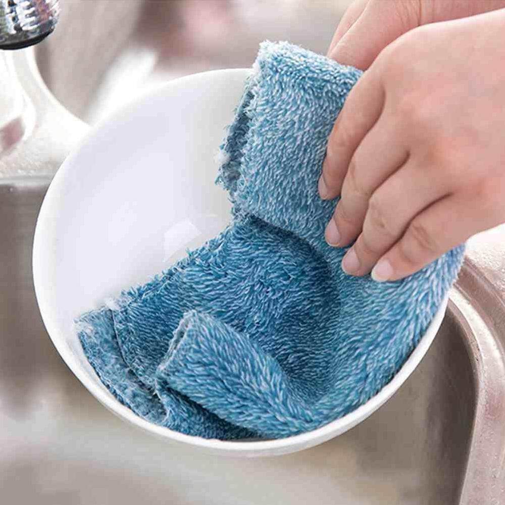 lagobuy 10Pcs/set Dish Towel Dish cloth Cleaning Cloths Kitchen