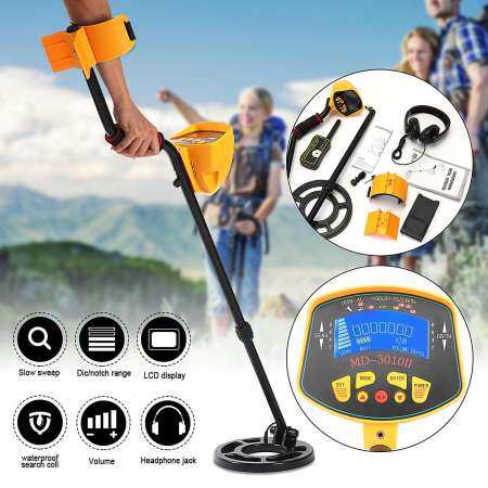 【การจัดส่ง + Super DEAL + จำกัด Offer】5Modes เครื่องตรวจจับโลหะทองลึกโคมไฟระบบสัมผัสค้นหา Treasure Hunter