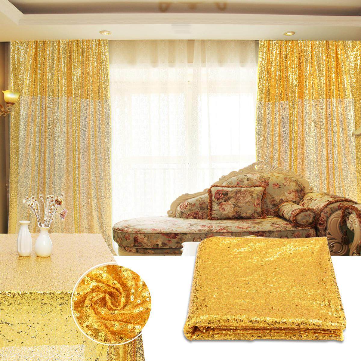 Gold Sequin Photography Backdrop Sequin Background Sequin Curtain - intl