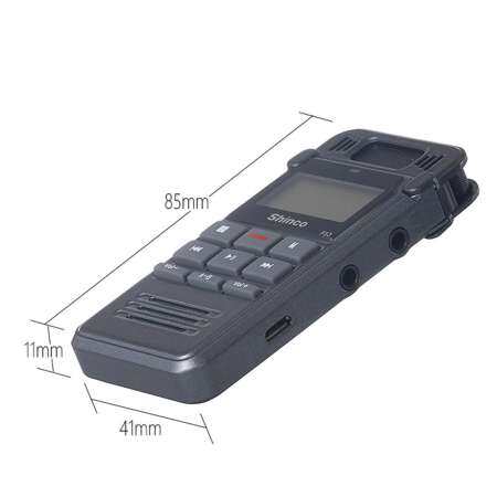 coobonf 8GB Portable Digital Sound Voice Recorder Pen(Grey) - intl