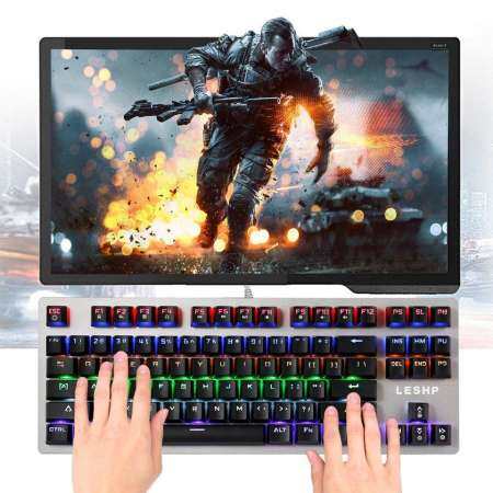 ที่ถูกที่สุด LALOVE LESHP เรืองแสง 6 สี LED Backlight มัลติมีเดียเกมกลคีย์บอร์ด
เช็คราคาถูก