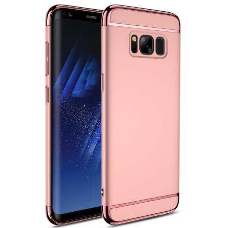 สำหรับซัมซุงกาแล็คซี่ S8 PLUS Case, 3 in 1 หรูหราเคสแข็งฝาหลังแบบถอดได้เคสใส่โทรศัพท์