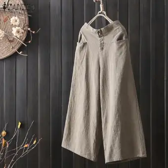 women's plus size wide leg trousers