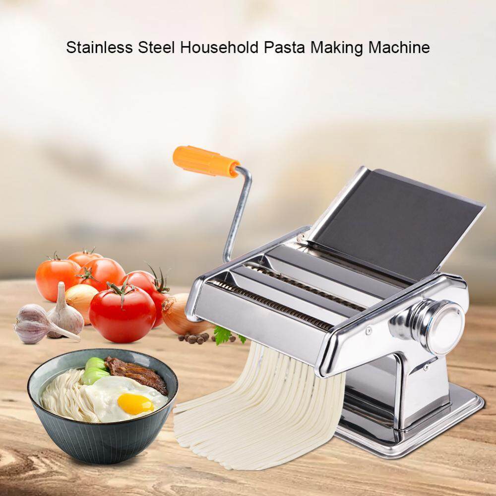 Stainless Steel Household Pasta Making Machine Manual Noodle Maker Spaghetti Hand Cutter - intl