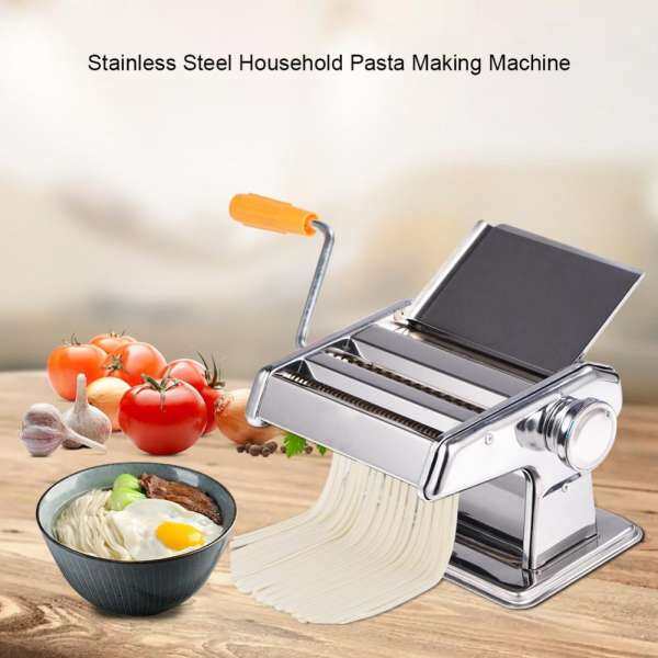 Stainless Steel Household Pasta Making Machine Manual Noodle Maker Spaghetti Hand Cutter - intl