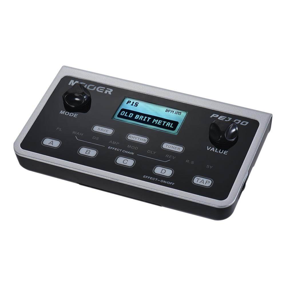 MOOER PE100 แบบพกพา MultiEffects Processor กีต้าร์ 39 Effects 40 รูป