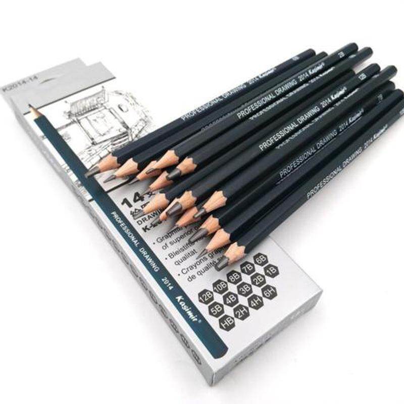 10/14Pcs Sketch Pencil Drawing HB 6H-12B Art Tool Non-toxic Kit For Artists Students