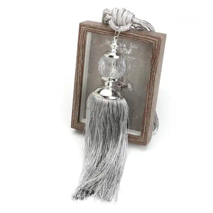 1 Pair New Curtain Tiebacks Luxury Tassel Beaded Holdbacks Drapes