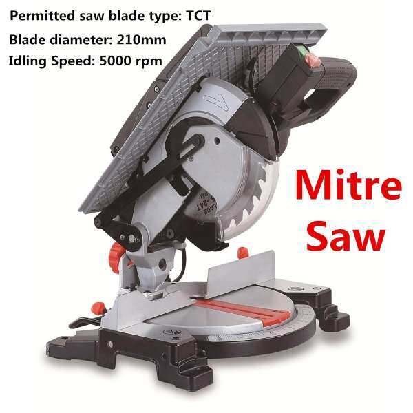 Đầu Lưỡi Dao Hợp Chất MITRE Thấy Bộ 5000 vòng/phút Nghề Mộc Cắt Thao Tác Bằng Tay