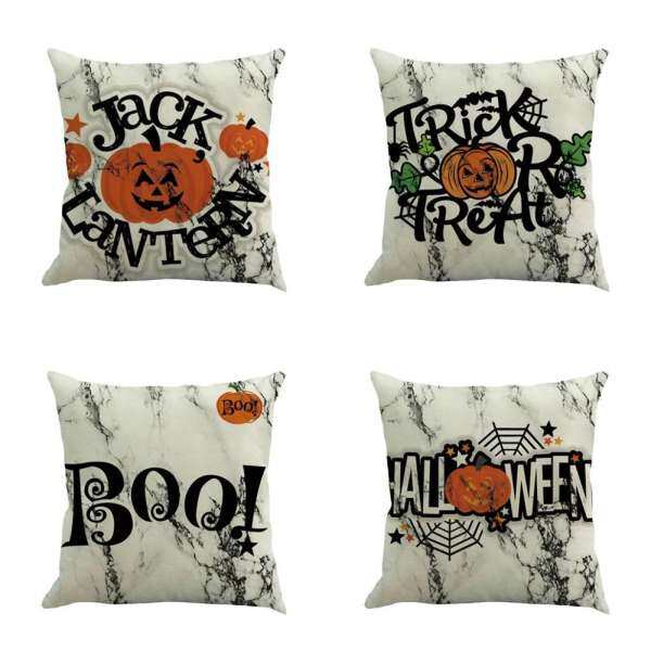 4PC Home Car Bed Sofa Decorative Letter Pillow Case Cushion Cover