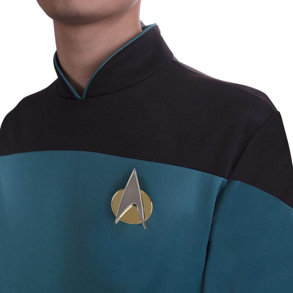 [Cosermart Words】 Star Trek Next Generation Star trektngcosplay Captain Onesie Uniform