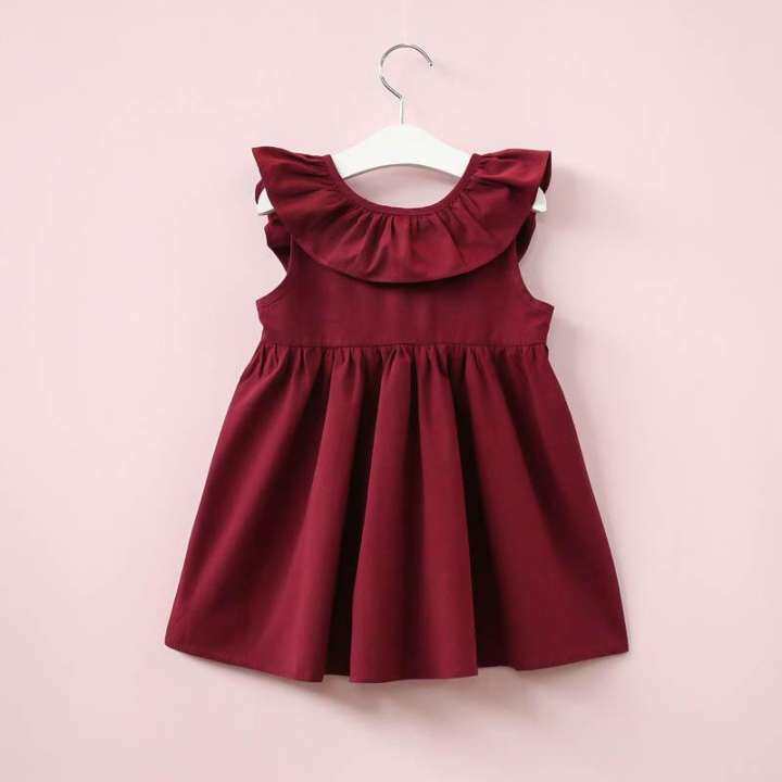 backless frock for baby girl