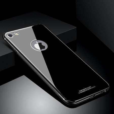 ปิดป้องกัน iPhone 6 Plus/6 วินาที Plus TPU + กระจกเทมเปอร์ฝาหลัง - INTL ปิดป้องกัน iPhone 6 Plus/6 วินาที Plus TPU + กระจกเทมเปอร์ฝาหลัง - INTL