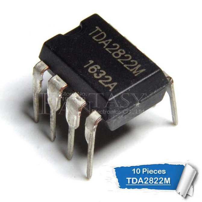 10 cái tda2822m dip8 tda2822 dip 2822m dip-8, ic mới và nguyên bản