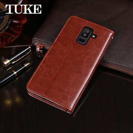 ราคาดีๆ TUKE สำหรับซัมซุงกาแล็คซี่ A6 PLUS 2018 ซองกระเป๋าสตางค์หรู PU เคสหนัง
Samsung A6 PLUS 2018 พลิกโทรศัพท์มือถือซิลิโคน SHELL ฝาหลัง - INTL เช็คราคาสินค้า
