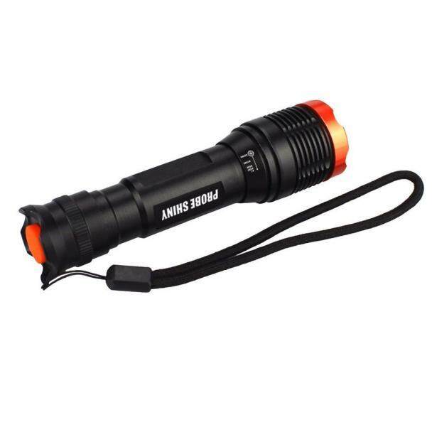 Tactical Flashlight 5000LM XM-L T6 LED Zoomable Torch Lamp +Charger