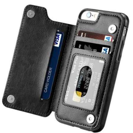 โทรศัพท์มือถือเคสโทรศัพท์แม่เหล็กหนังเต็มรูปแบบสำหรับ iPhone 8 Plus และ iPhone 7 Plus - INTL