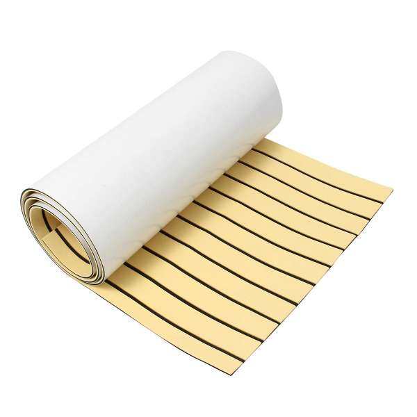 60x240cmx5mm Flooring Synthetic EVA Foam Teak Sheet Boat Decking Self-Adhesive