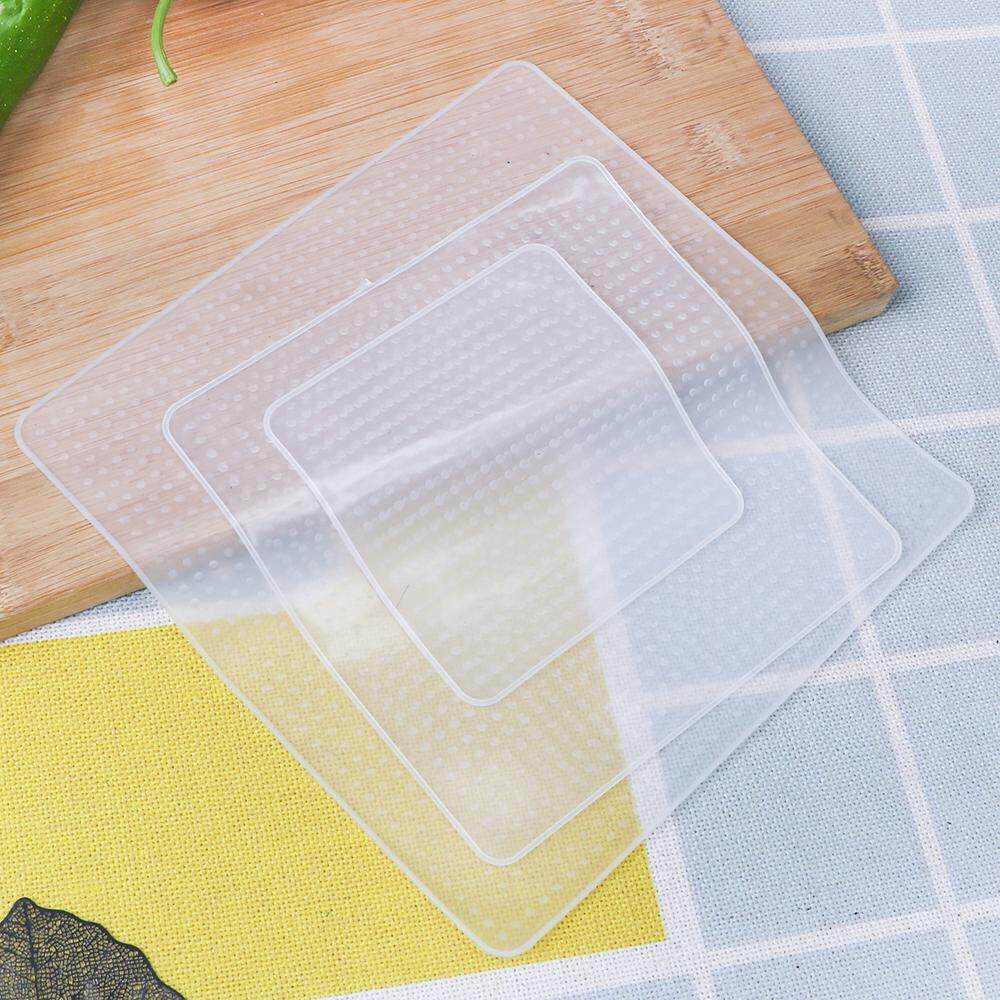 100*100mm Silicone Wrap Seal Cover Reusable Stretch Cling Film Food Storage Cover Bowl Cup Pad Fresh Keeping Lid