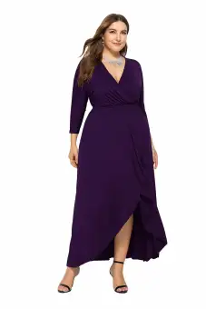 Fashion Plus Size Dress For Women Casual Dress Long Gown Wedding