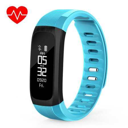 Star Mall Waterproof USB Charging Smart Bracelet Heart Rate Blood Pressure Monitor Sleep Activity Health Tracker Cycling Sports Wristband Gift Ornament