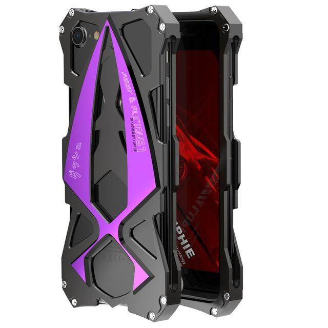 Newest Luphie Brand Original Design Concept sports car Heavy Dust Metal Aluminum protect phone case cover For Apple iPhone 7 Plus 8 Plus - intl