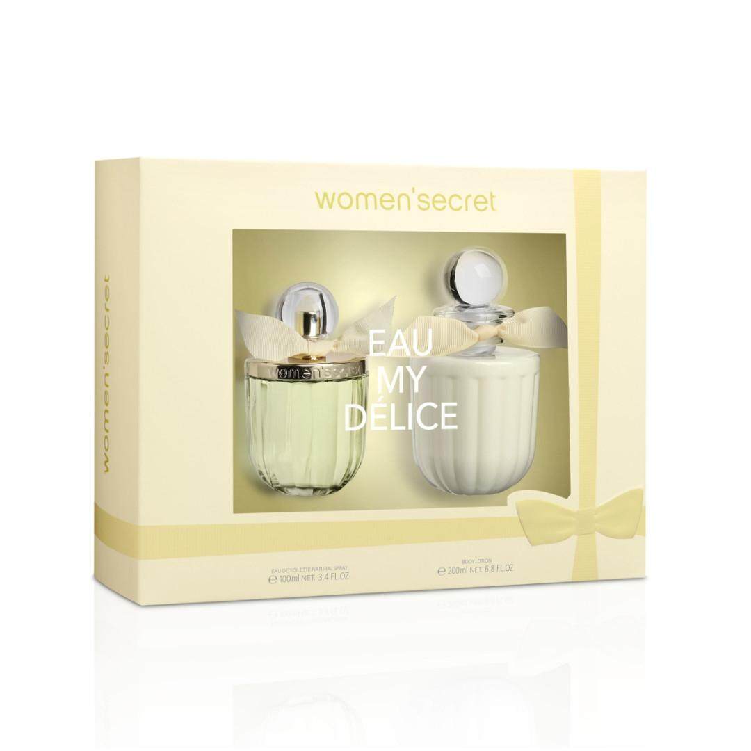 Women'secret Eau My Delice Gift Set Eau De Toilette 100ml + Body Lotion 200ml [YW105] SHINS Perfume Fragrance EDT