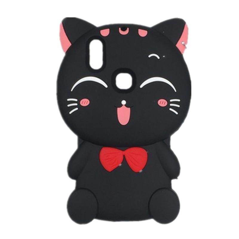 Phone Case For VIVO Y56 5G Y78 Y27 Y27S Y33S Y21 2021 Y16 Y02S Y17 Y15 Y12 Y11 Y3S Y20 Y20S Y12S Y11S Y3S 2021 Y20i Y20T Y95 Y93 Y91, Lucky Cat Fortune Cat Black & White Kitty With Bow Soft Rubber Shockproof Design