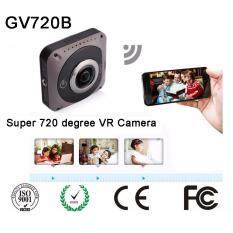 Fuan GV720B Dual-lens 360 Degree Panoramic Camera Digital Video Sports Action VR Mode HD 8MP With 220° Dual Lens Wifi Digital Camera – intl