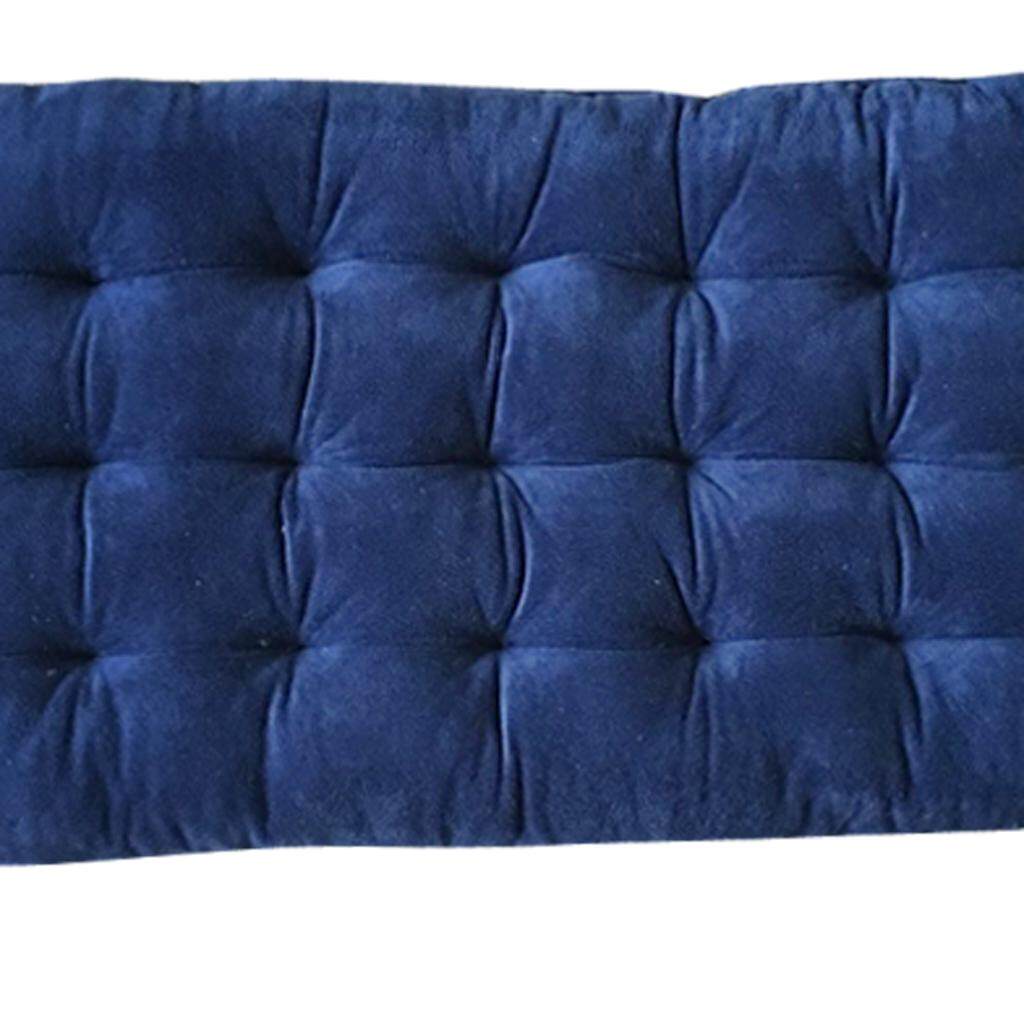 MagiDeal Winter Lounge Chair Pad Thickened Non-slip Rattan Sofa Cushion Blue