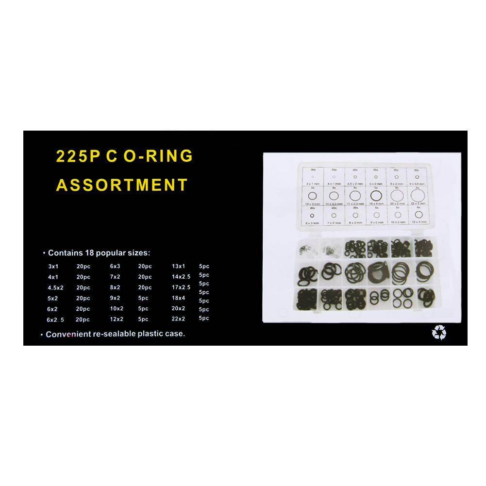 New Tool O Ring O-Ring Washer Seals Assortment Black for Car