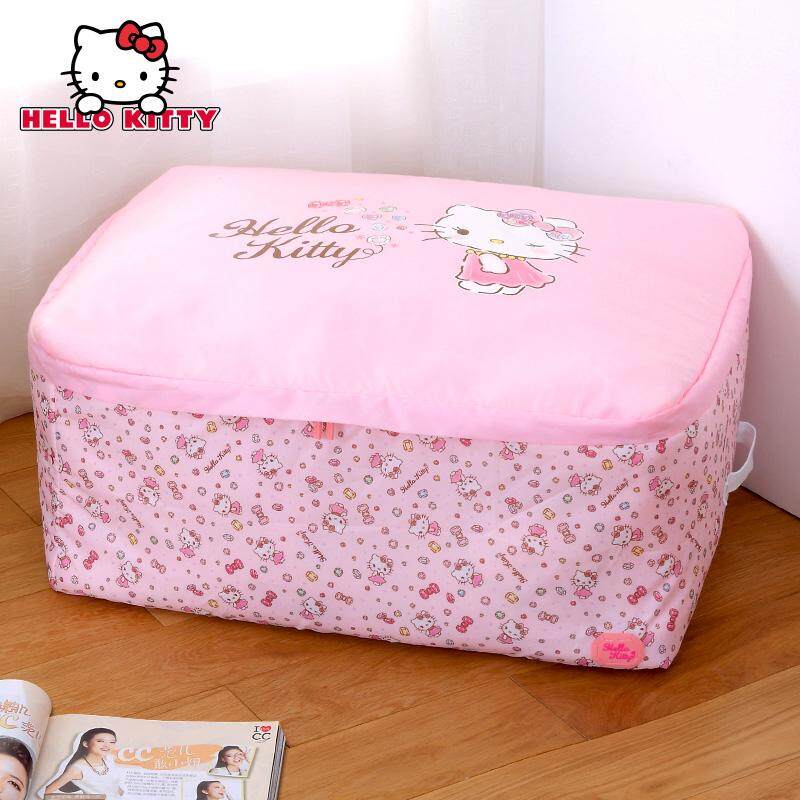 HelloKitty Chăn Túi Cất Đồ Chăn Bông Quần Áo Thu Nhận Túi Thu Đồ Quần Áo, Mẫu Giáo, Chăn Túi Cất Đồ