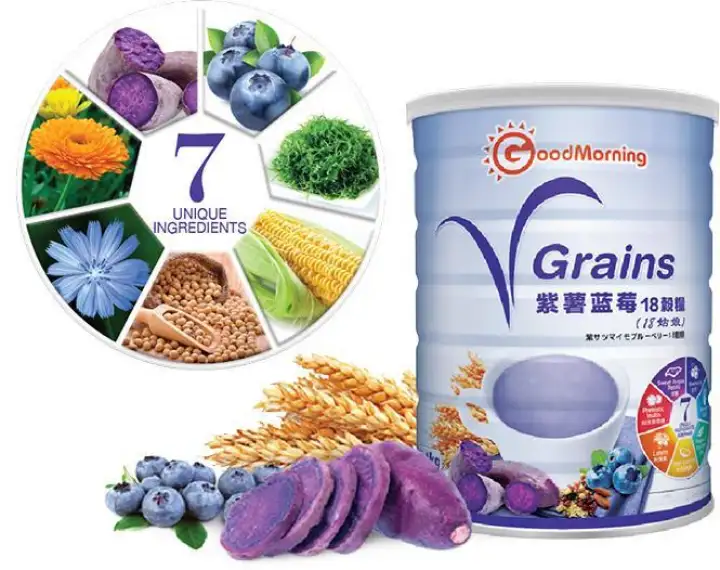 Goodmorning Vgrains 18 Grains Purple Sweet Potato 1kg Free Shipping Lazada