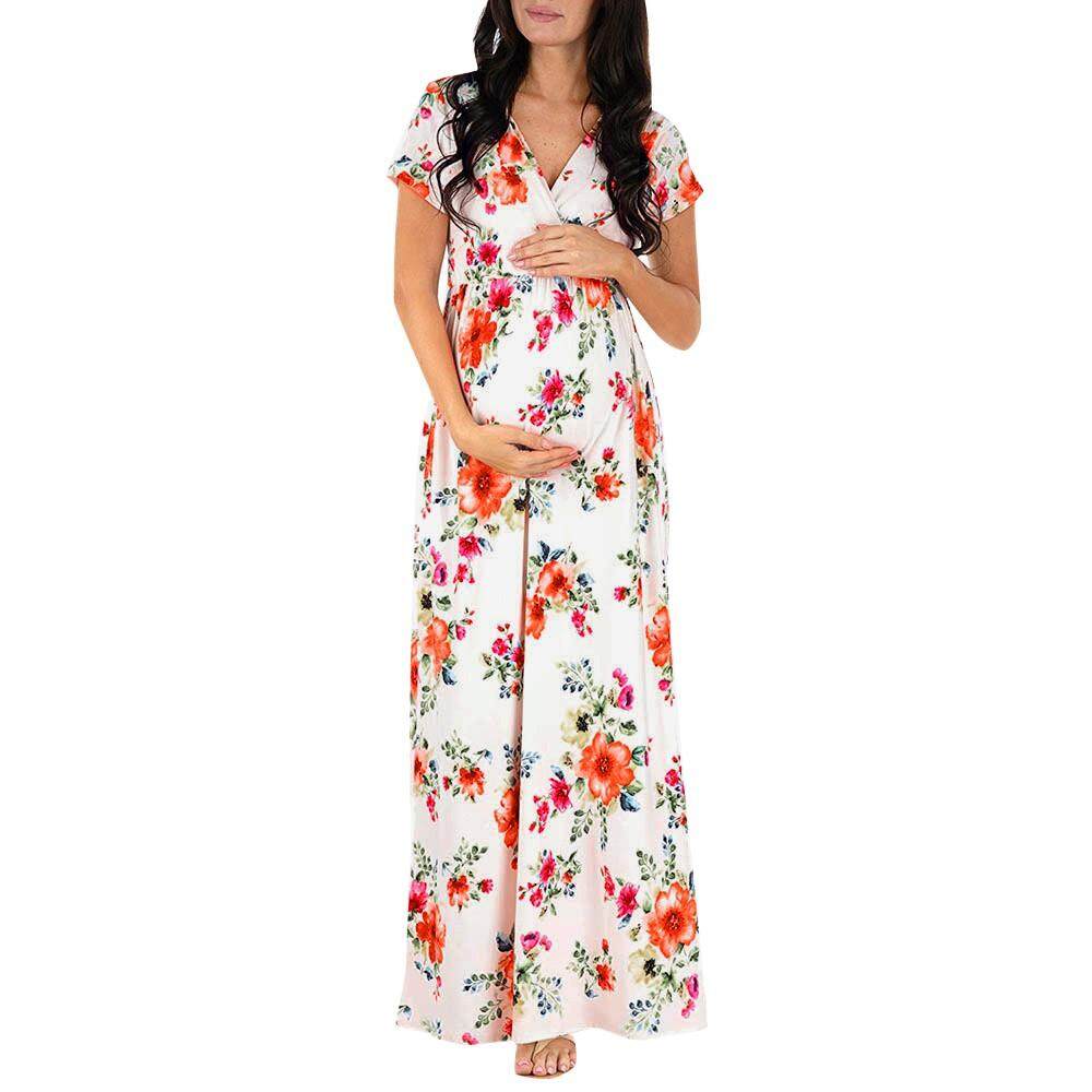 Floral dress for pregnant woman Clearance