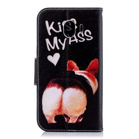 For Samsung Galaxy J4 2018 Premium Design Stand Flip PU Wallet Leather Case Cover - intl