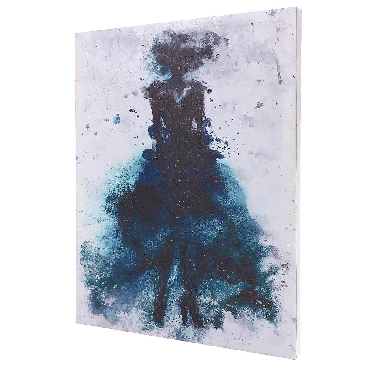 Fashion Girl Minimalist Abstract Art Canvas Poster Painting Modern Decor FA005 # Unframed 40*50cm