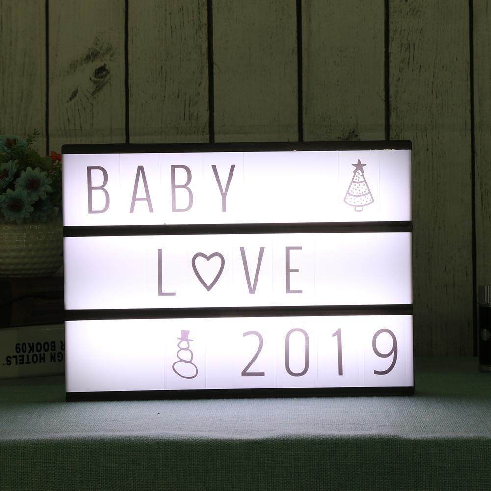 A4 LED DIY Letter Card Combination Cinema Light Box Advertising Lights Lamp